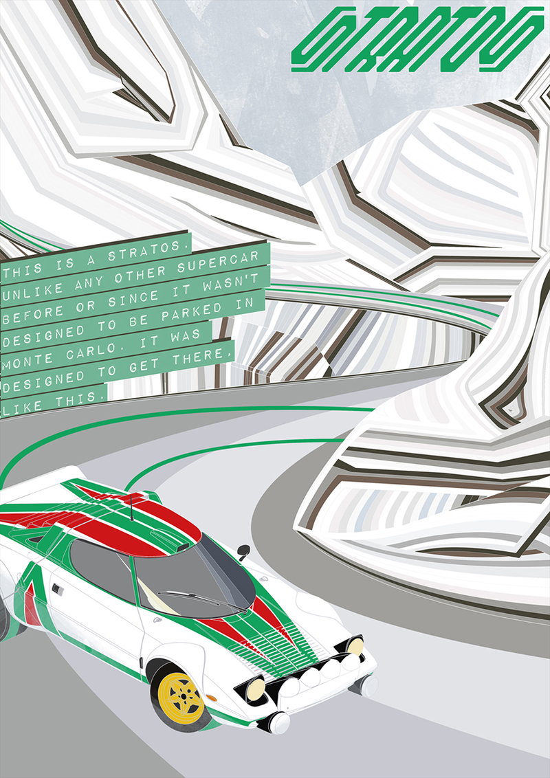 Illustration for article titled You Need These Ridiculously Cool Lancia Top Gear Posters In Your Living Room